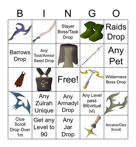 osrs bingo|OSRS Clan Bingo Event: How it works .